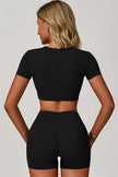 The Lavish Cut-out Crop Top