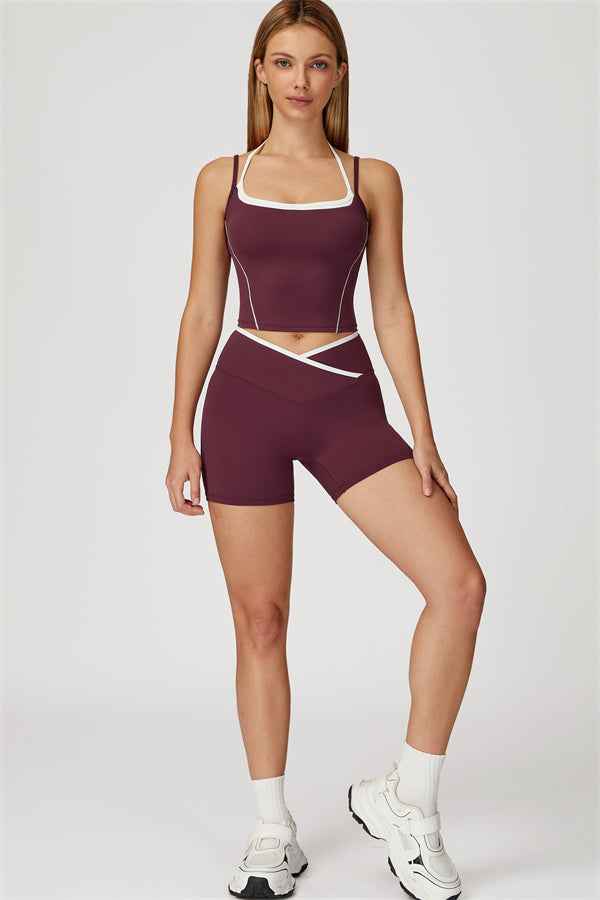 The Radiant Crop Top Shorts 2-Piece Set
