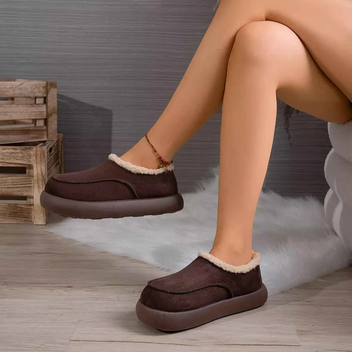 Round Toe Ankle Boots
