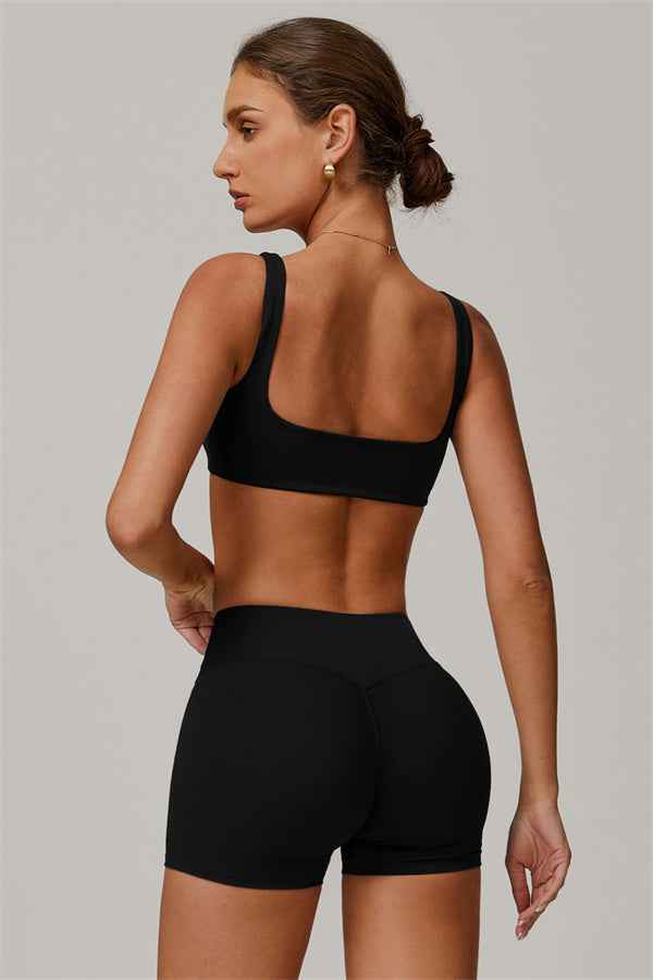 The Halo Sports Bra Shorts 2-Piece Set