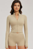 The Sizzle Zip Jacket Shorts 2-Piece Set