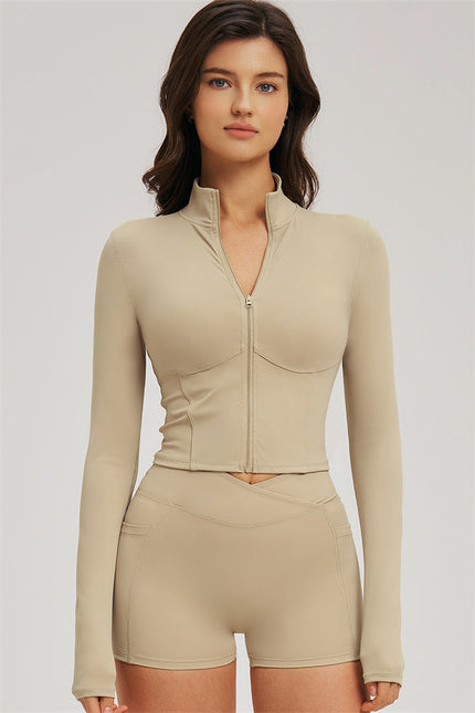 The Sizzle Zip Jacket Shorts 2-Piece Set