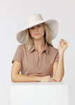 Khaki Reversible Wide Brim Sun Hat