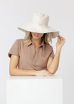 Khaki Reversible Wide Brim Sun Hat