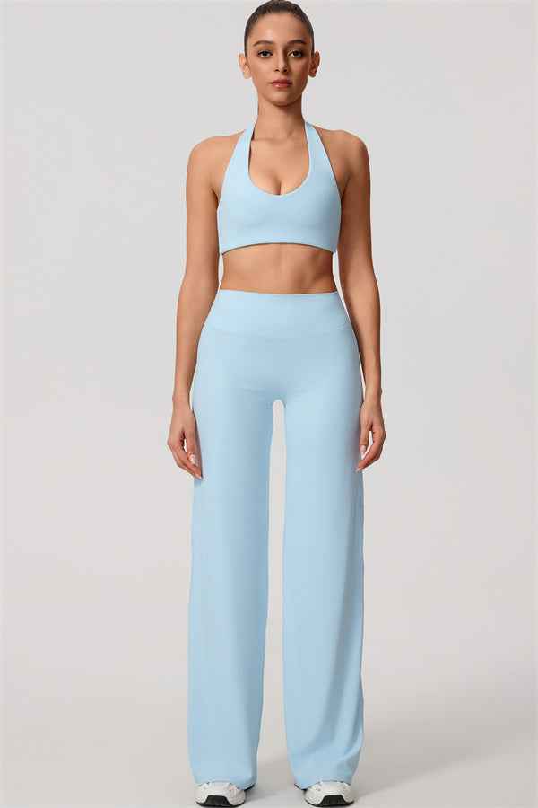 The Nestle Sports Bra Straight Leg Pants 2-Piece Set