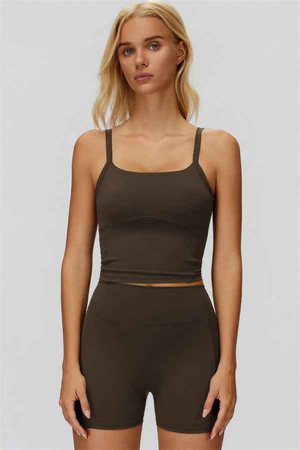 The Fyra Crop Tank Shorts 2-Piece Set