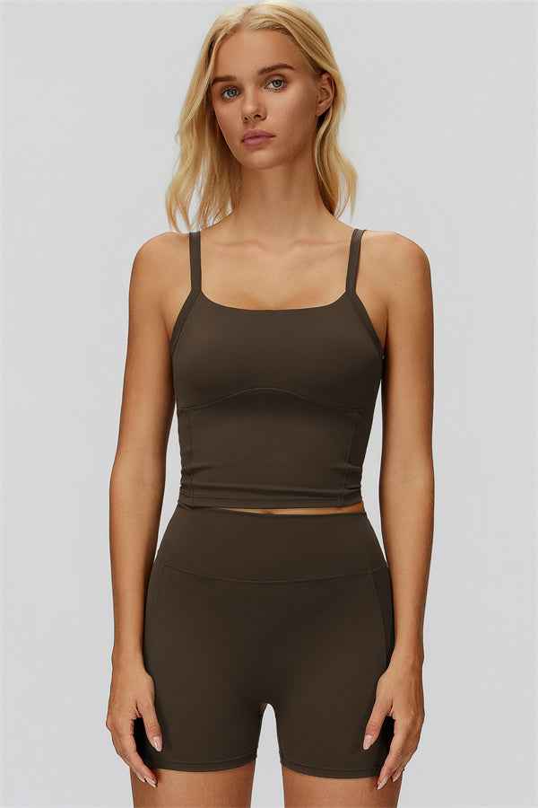 The Fyra Crop Tank Shorts 2-Piece Set
