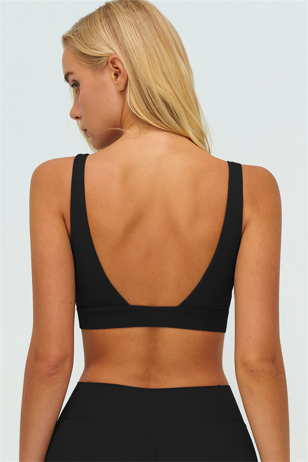 The Lushness V-Back Sports Bra Shorts 2-Piece Set