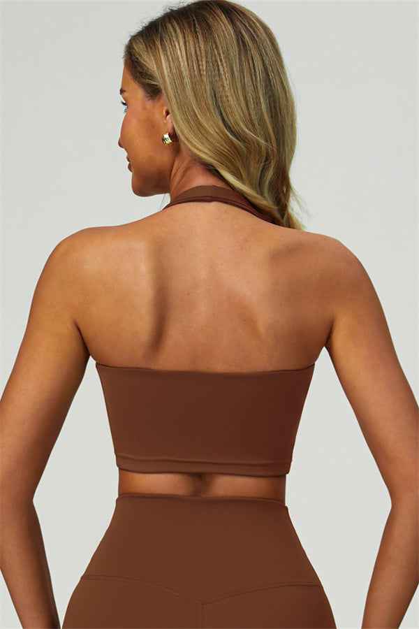 The Seraphine Halter Crop Top Shorts 2-Piece Set