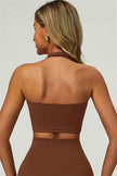 The Seraphine Halter Crop Top Shorts 2-Piece Set