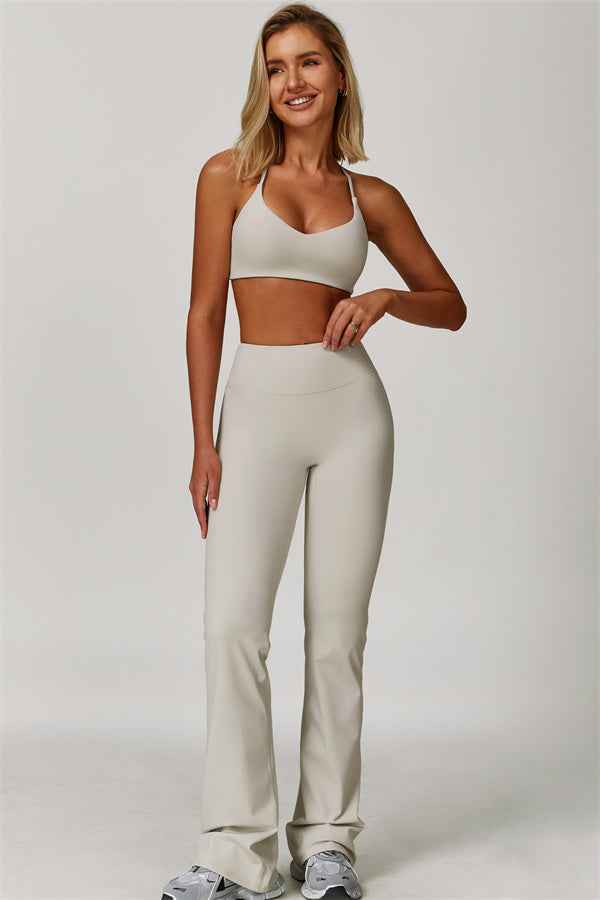 The Refresh Sports Bra Flared Leggings 2-Piece Set