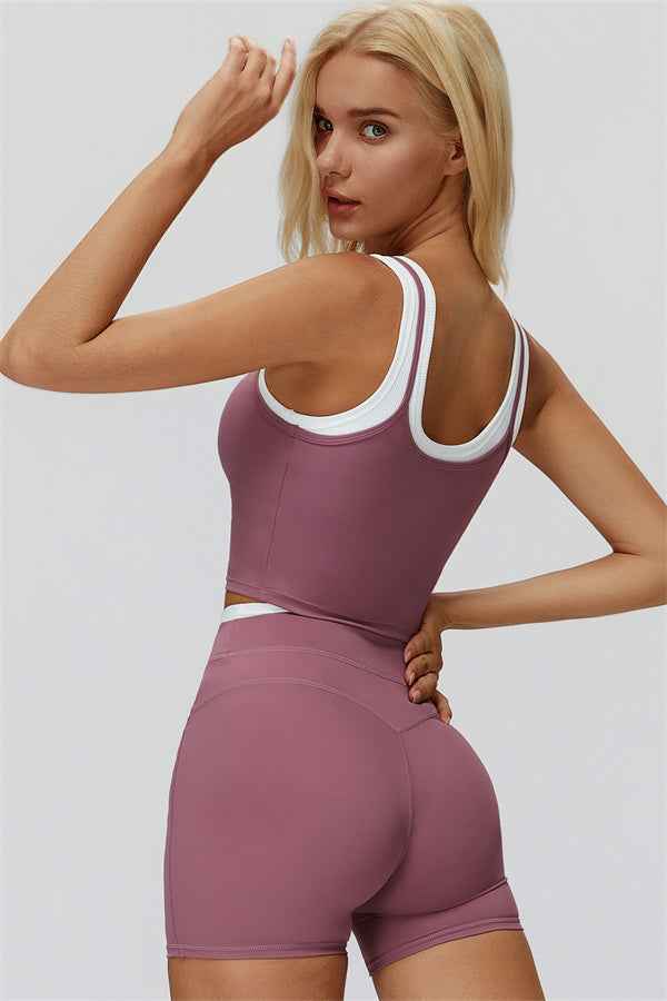 The Canyon Crop Tank Shorts 2-Piece Set