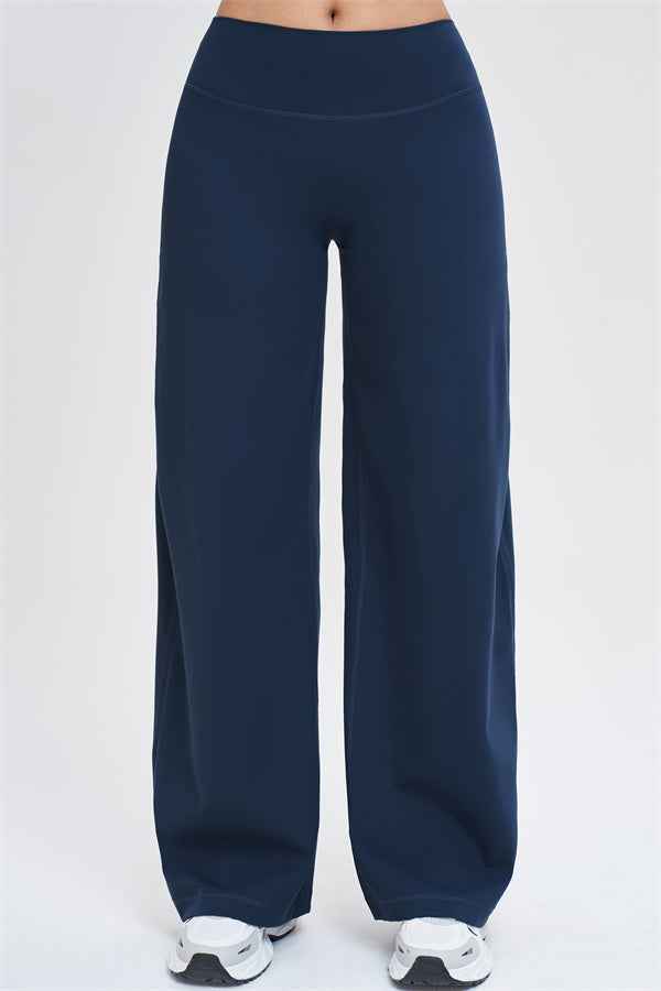 The Stride Crop Top Straight Leg Pants 2-Piece Set