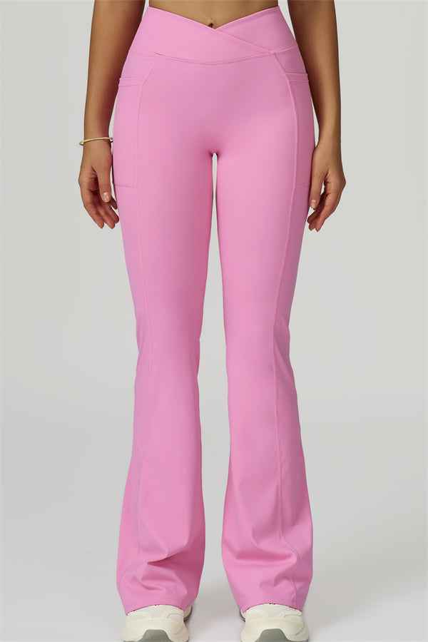 The Flourish Crop Tank Flared Leggings 2-Piece Set