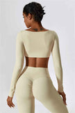 The Lily Belle Crop Top Flared Leggings 2-Piece Set