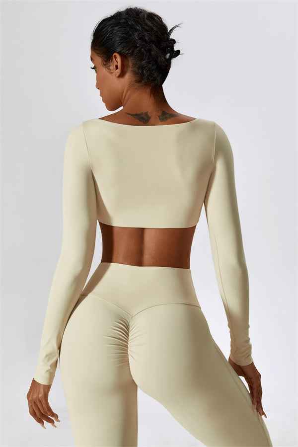 The Lily Belle Crop Top Flared Leggings 2-Piece Set