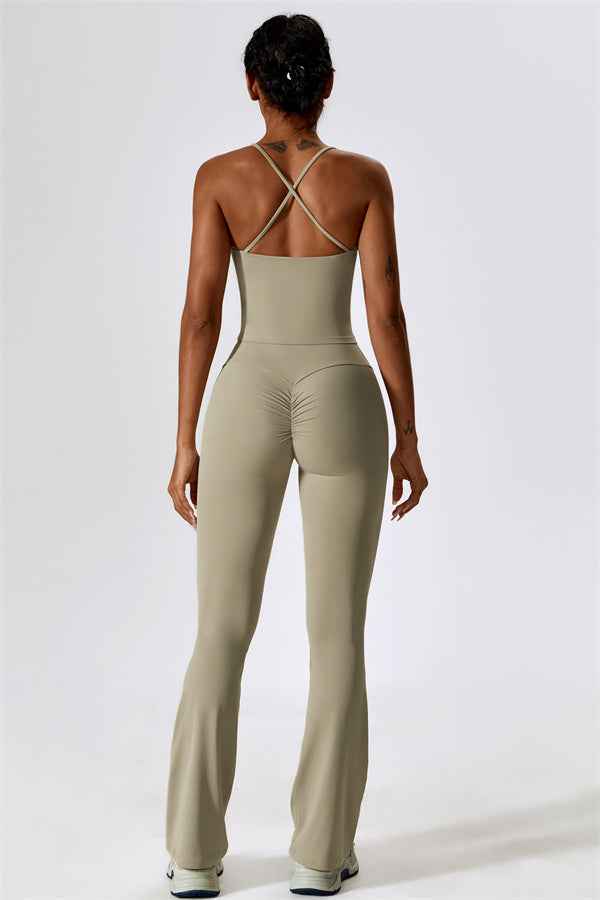 The Lily Belle Sports Bra Flared Leggings 2-Piece Set