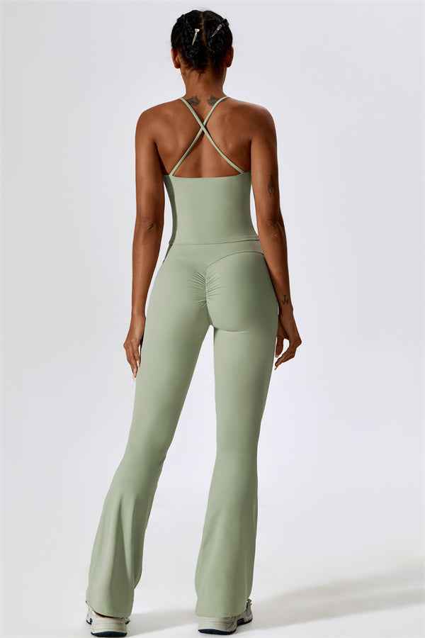 The Lily Belle Sports Bra Flared Leggings 2-Piece Set