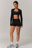 The Nova Luxe Jacket Shorts 2-Piece Set