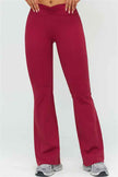 The Lushness Long Sleeve Crop Top Flared Leggings 2-Piece Set