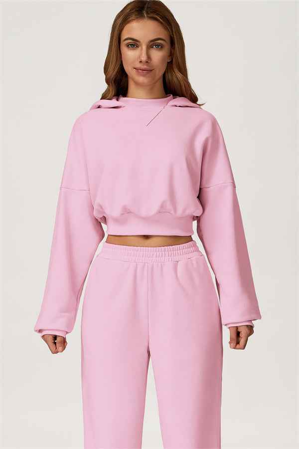 The Axis Crop Hoodie