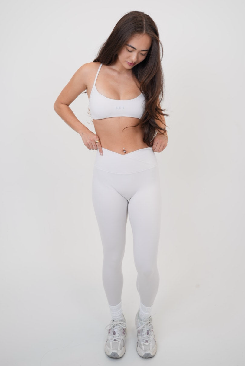 My Time Is Divine Lime White Sculpt V-Waist Legging