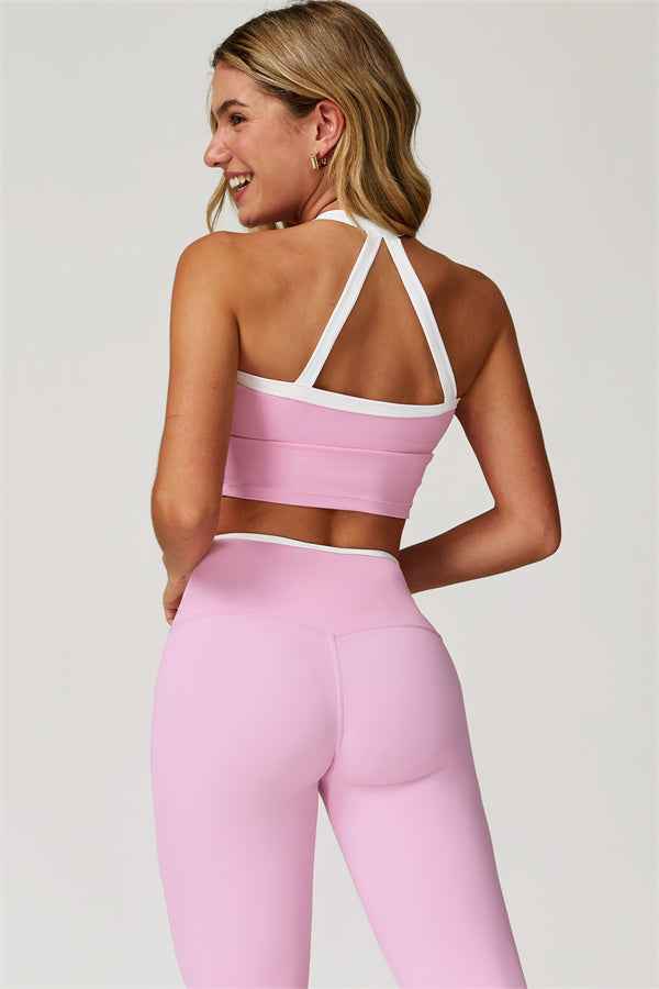 The Quest Cross Back Crop Top Leggings 2-Piece Set