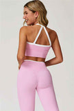 The Quest Cross Back Crop Top Leggings 2-Piece Set
