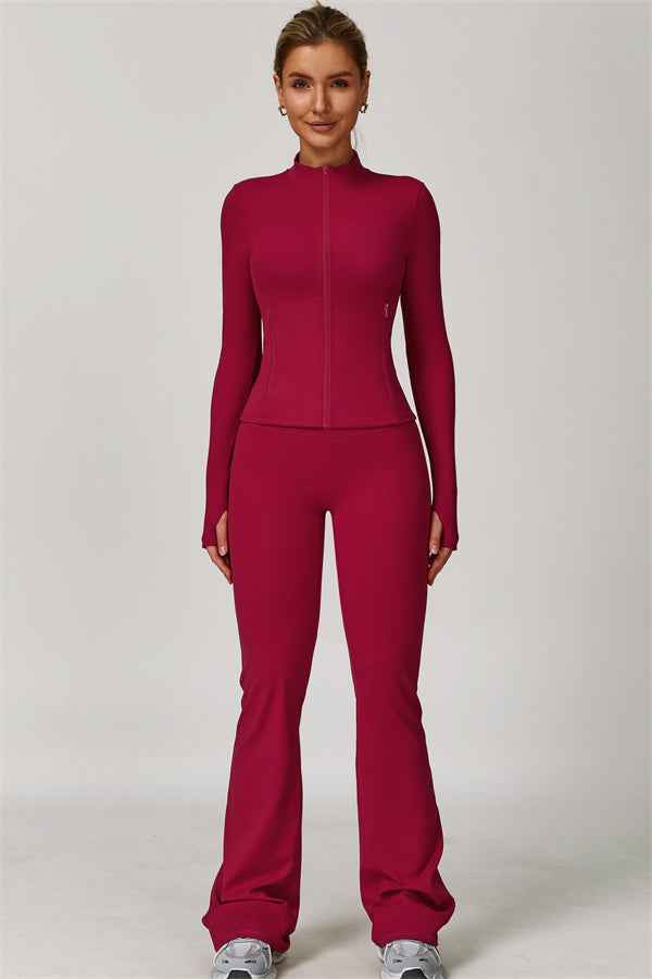 The Refresh Jacket Flared Leggings 2-Piece Set