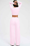 The Twirl Long Sleeve T-shirt New Straight Leg Pants 2-Piece Set