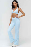 The BoldFit Sports Bra Flared Leggings 2-Piece Set