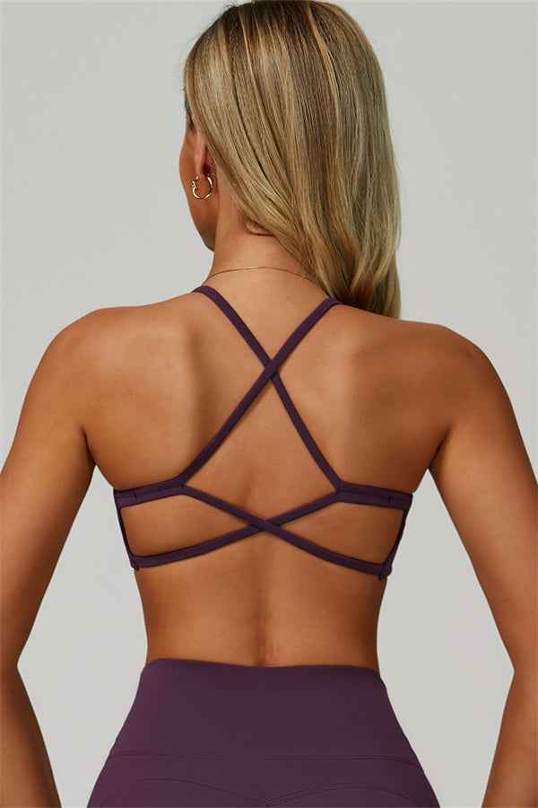 The Bold Cross Back Sports Bra Leggings 2-Piece Set