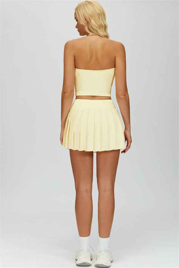 The Dreamy Crop Top Skirt 2-Piece Set