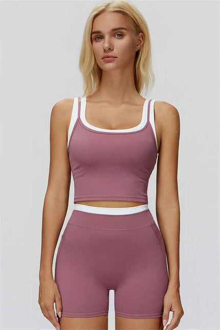 The Canyon Crop Tank Shorts 2-Piece Set