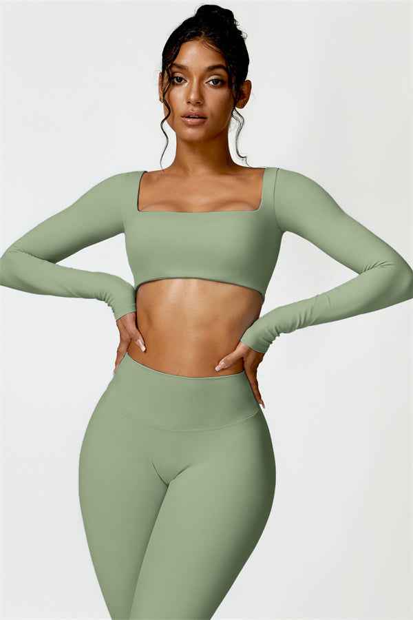 Olivia Crop Top Leggings 2-Piece Set
