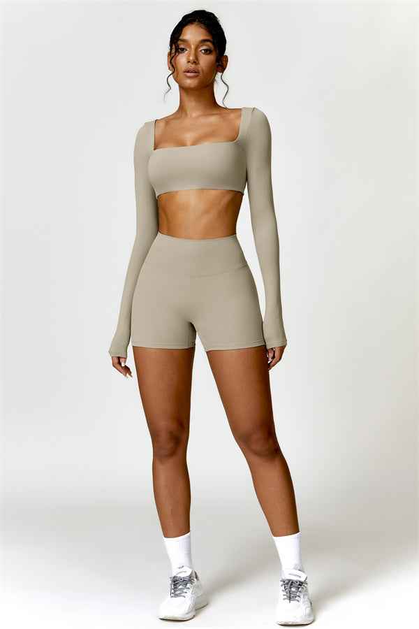 Olivia Crop Top Shorts 2-Piece Set