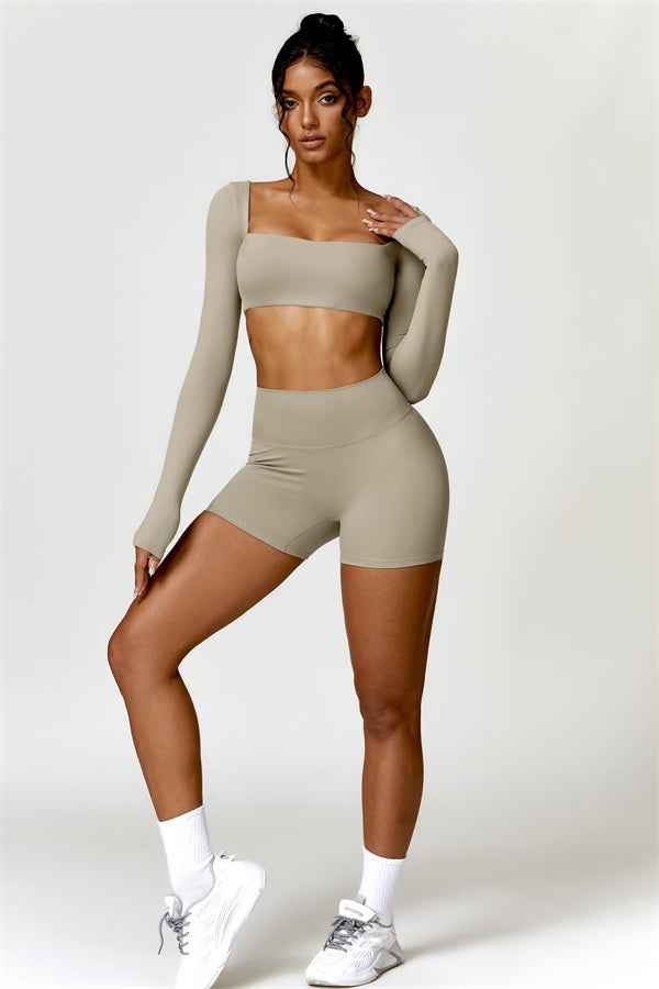 Olivia Crop Top Shorts 2-Piece Set