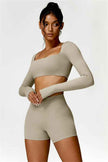 Olivia Crop Top Shorts 2-Piece Set