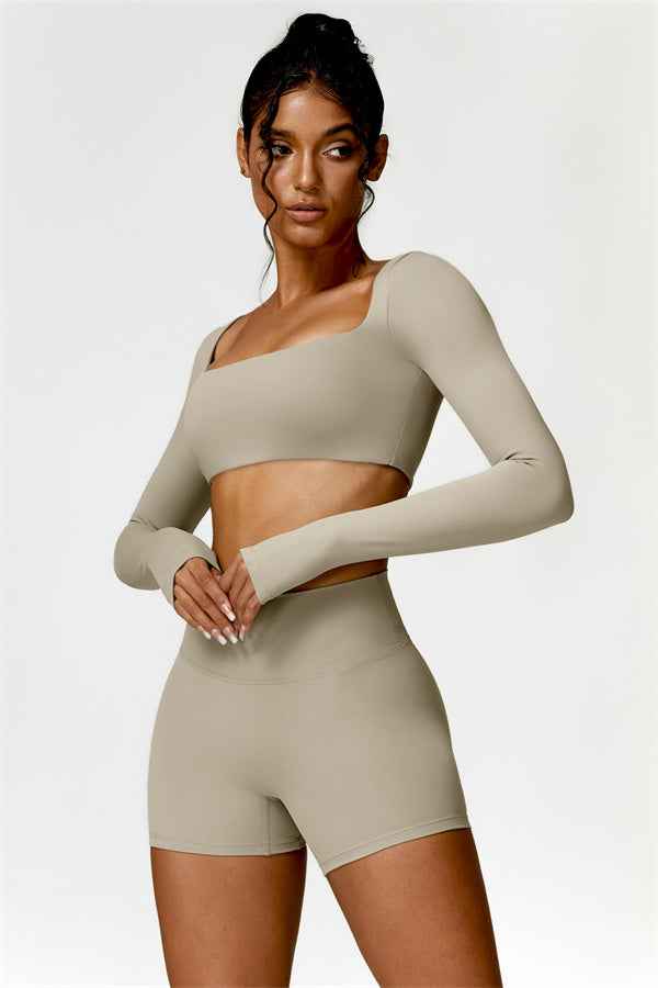 Olivia Crop Top Shorts 2-Piece Set