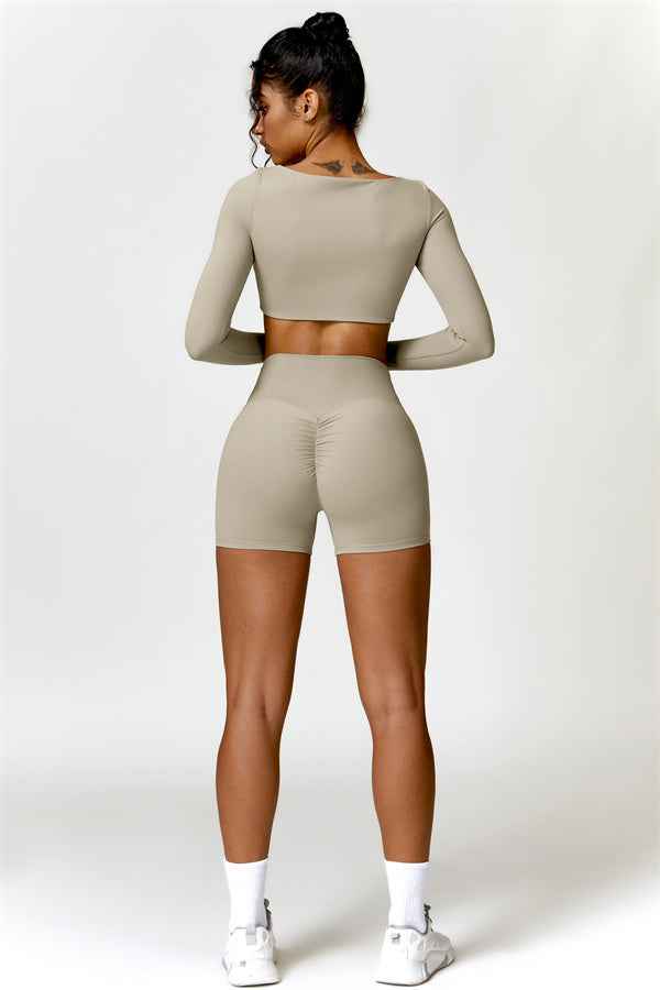 Olivia Crop Top Shorts 2-Piece Set
