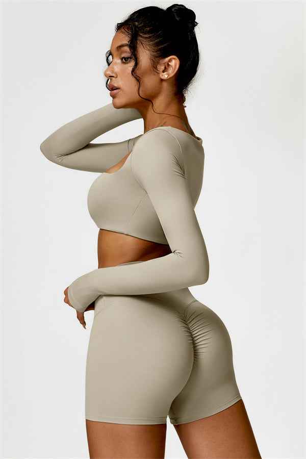 Olivia Crop Top Shorts 2-Piece Set