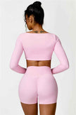 Olivia Crop Top Shorts 2-Piece Set