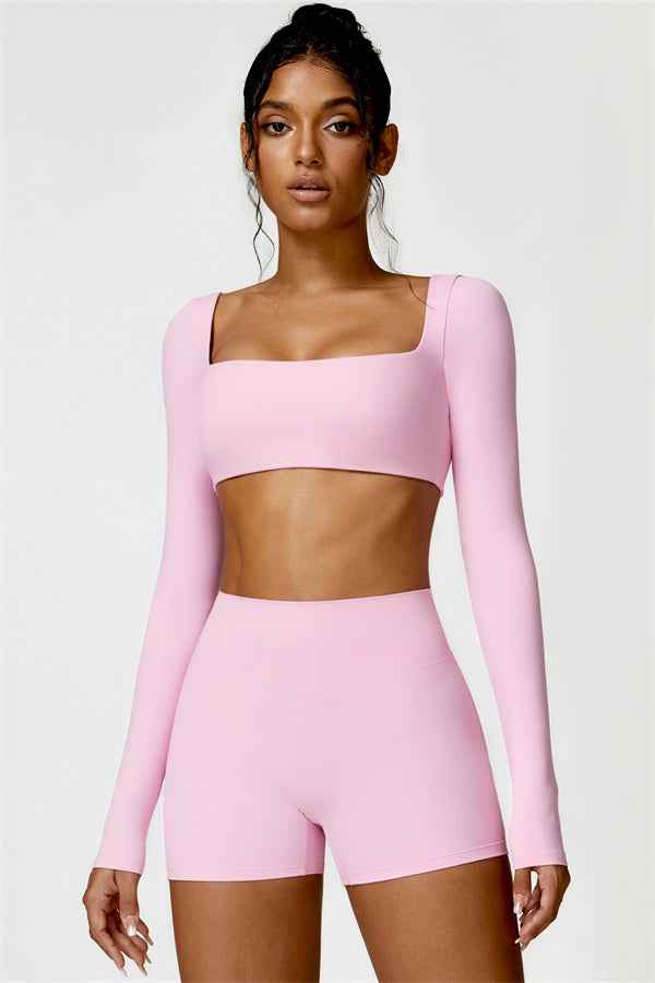Olivia Crop Top Shorts 2-Piece Set