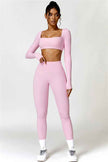 Olivia Crop Top Leggings 2-Piece Set