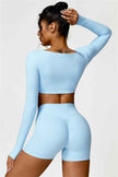 Olivia Crop Top Shorts 2-Piece Set