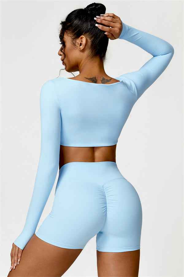 Olivia Crop Top Shorts 2-Piece Set