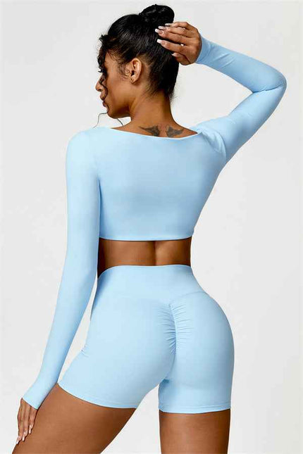 Olivia Crop Top Shorts 2-Piece Set