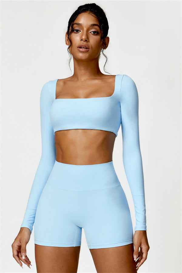 Olivia Crop Top Shorts 2-Piece Set