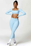 Olivia Crop Top Leggings 2-Piece Set