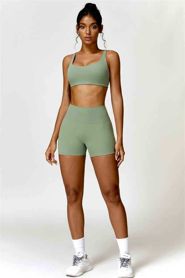 Olivia Sports Bra Shorts 2-Piece Set